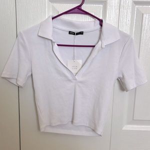 zara white shirt